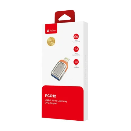 مبدل USB OTG به لایتنینگ پرووان مدل PCO12