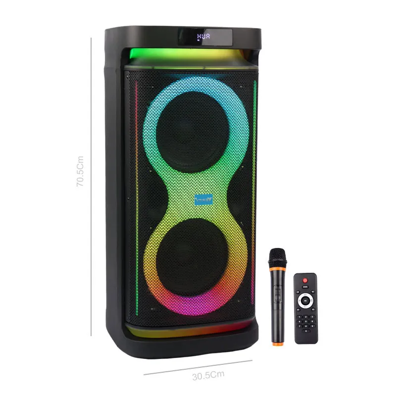 V-PS2309 اسپیکر چمدانی بی سیم قابل حمل وریتی مدل V-PS2309 همراه با میکروفون و ریموت کنترل